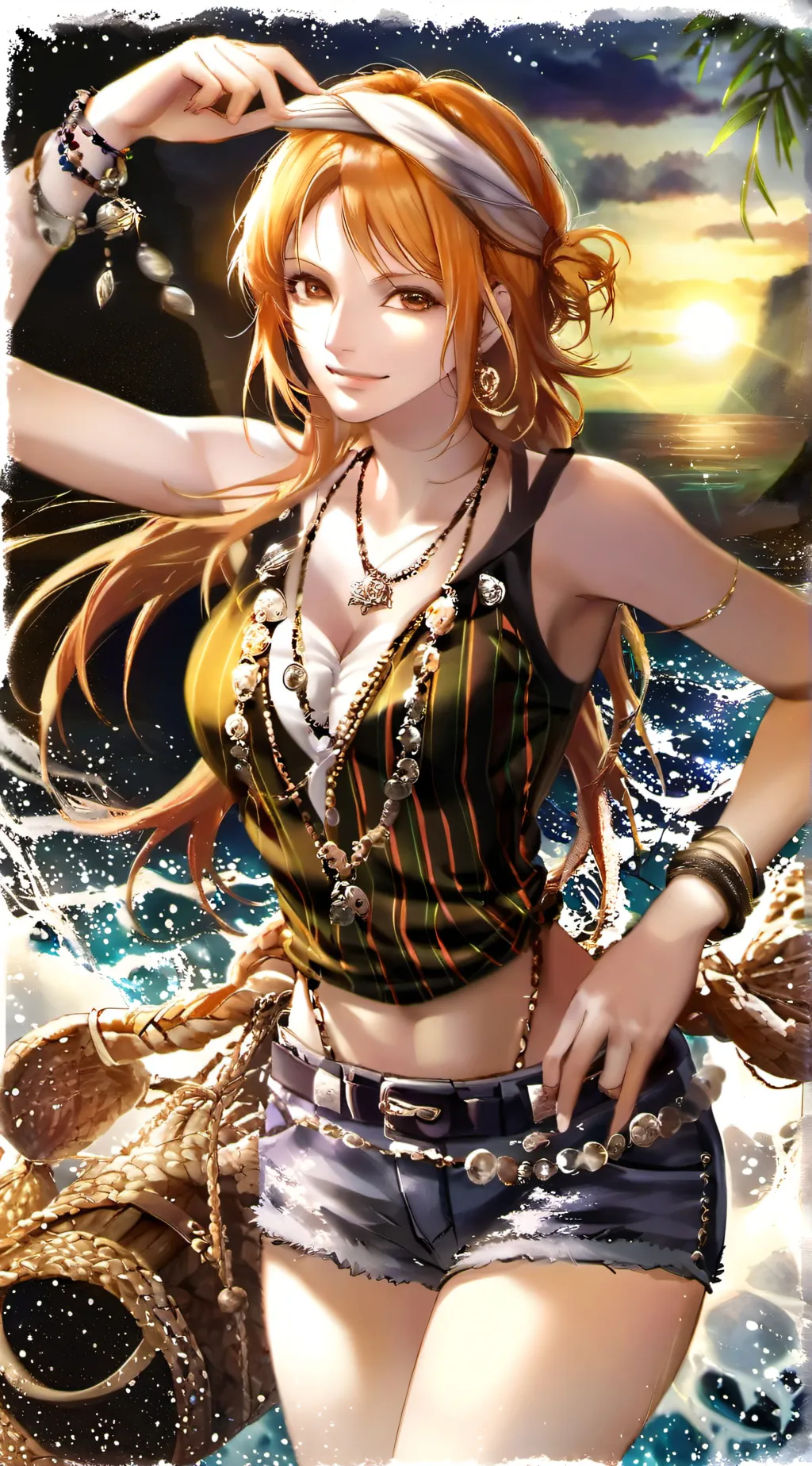 ai character: Nami background