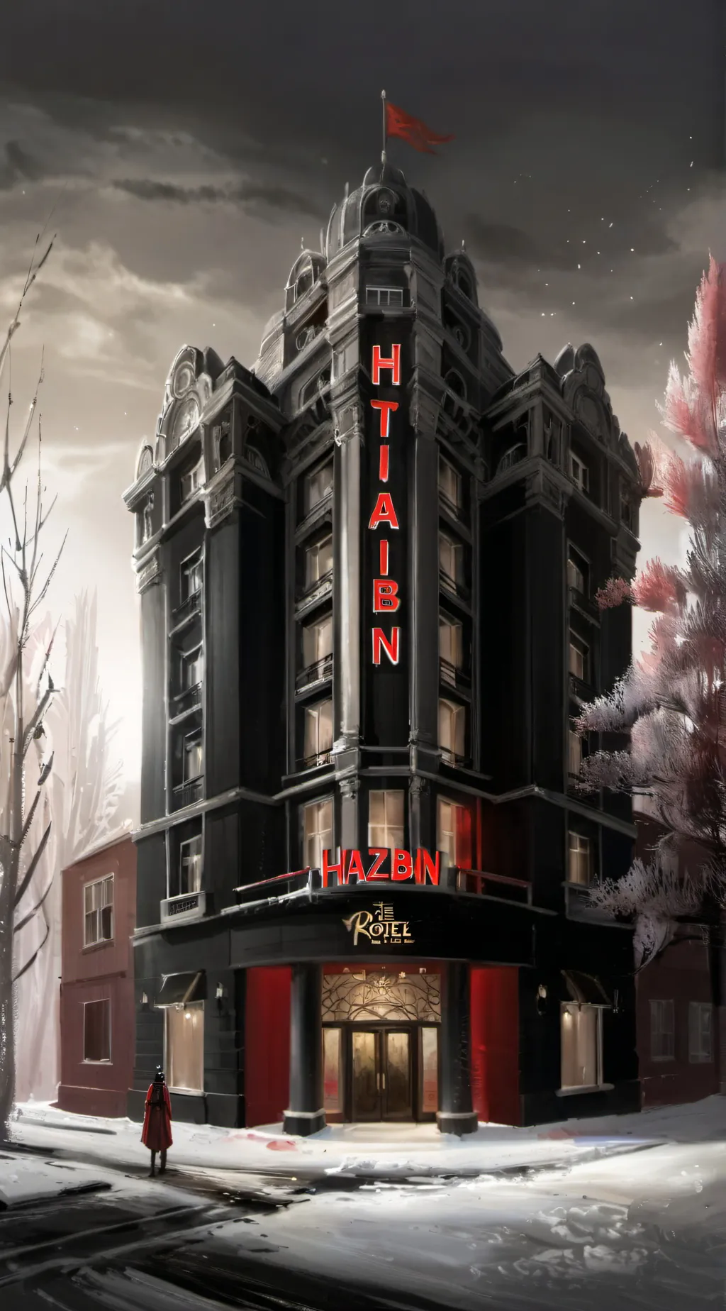 ai character: Hazbin hotel background