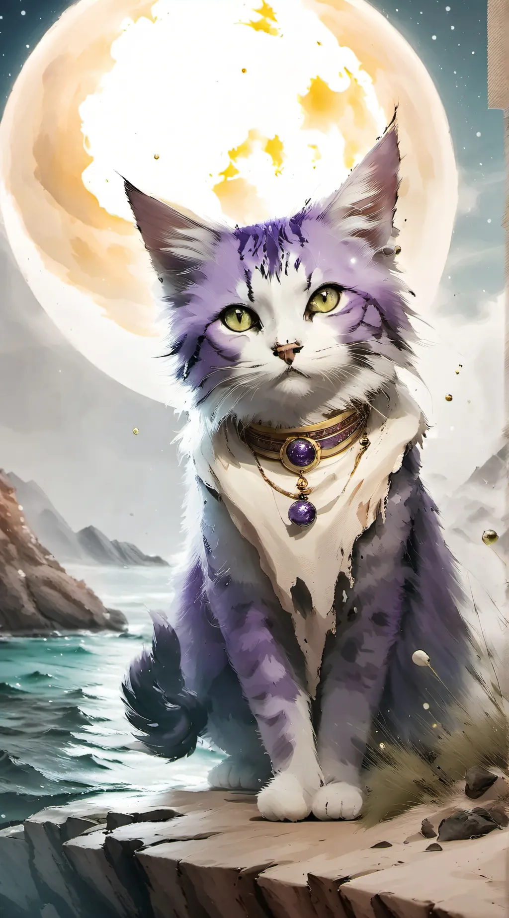 ai character: smilng crittees background