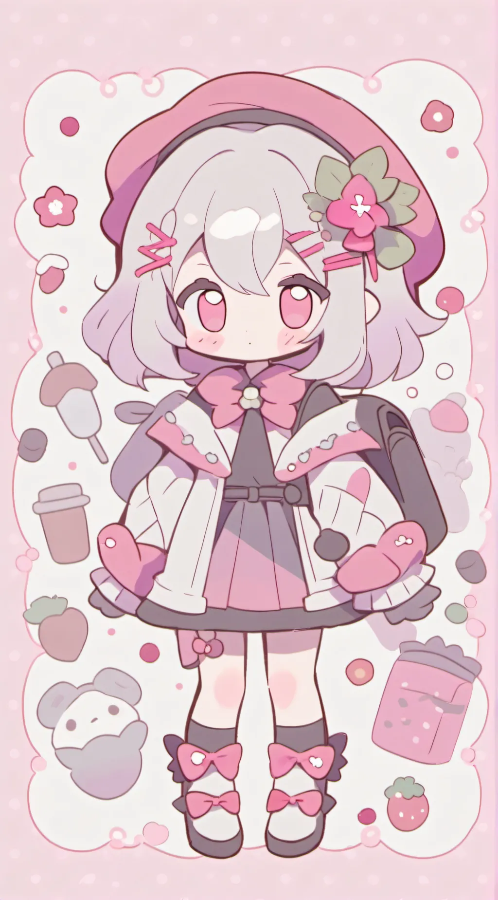ai character: ✿Shila,~ background