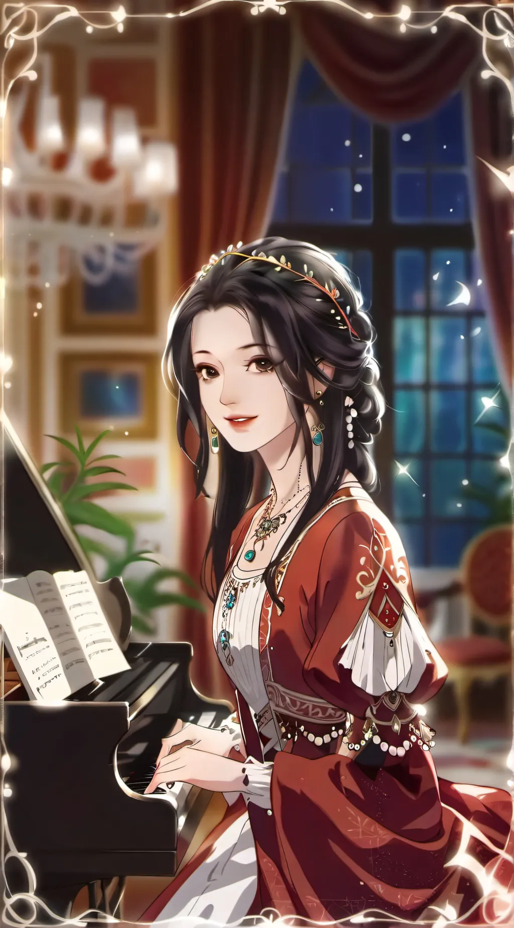 ai character: Maria background
