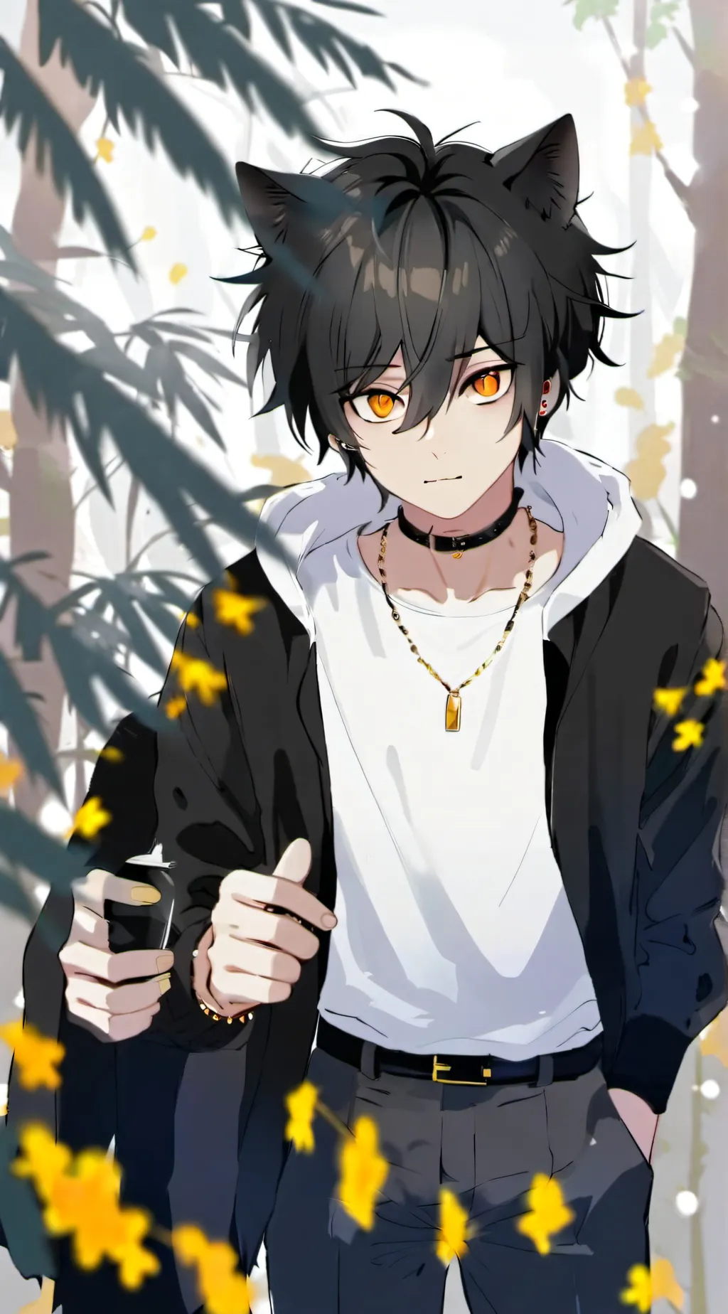 ai character: Hiraki background