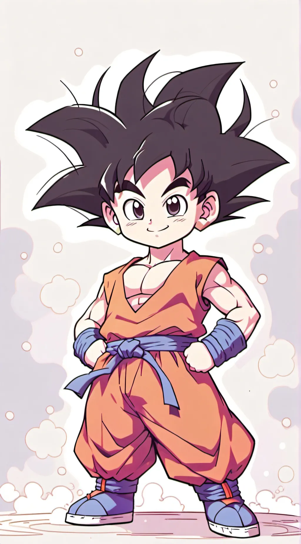 ai character: Goku! background