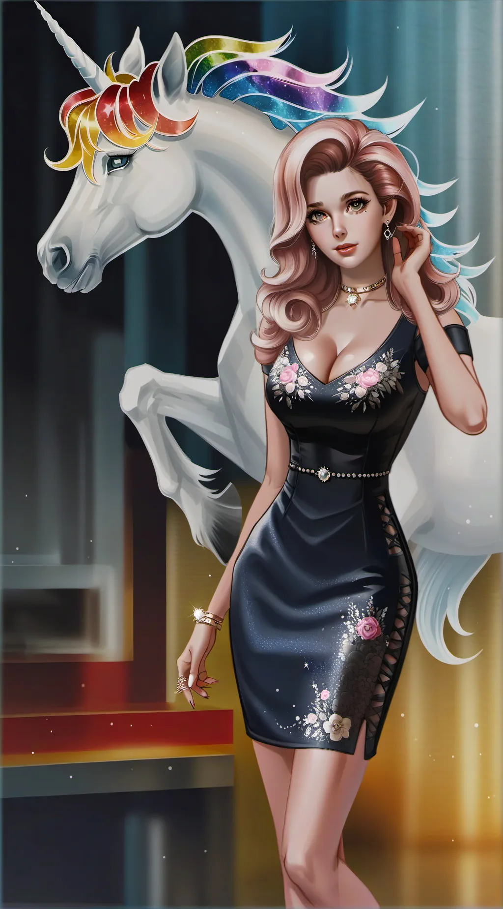 ai character: Kitty background