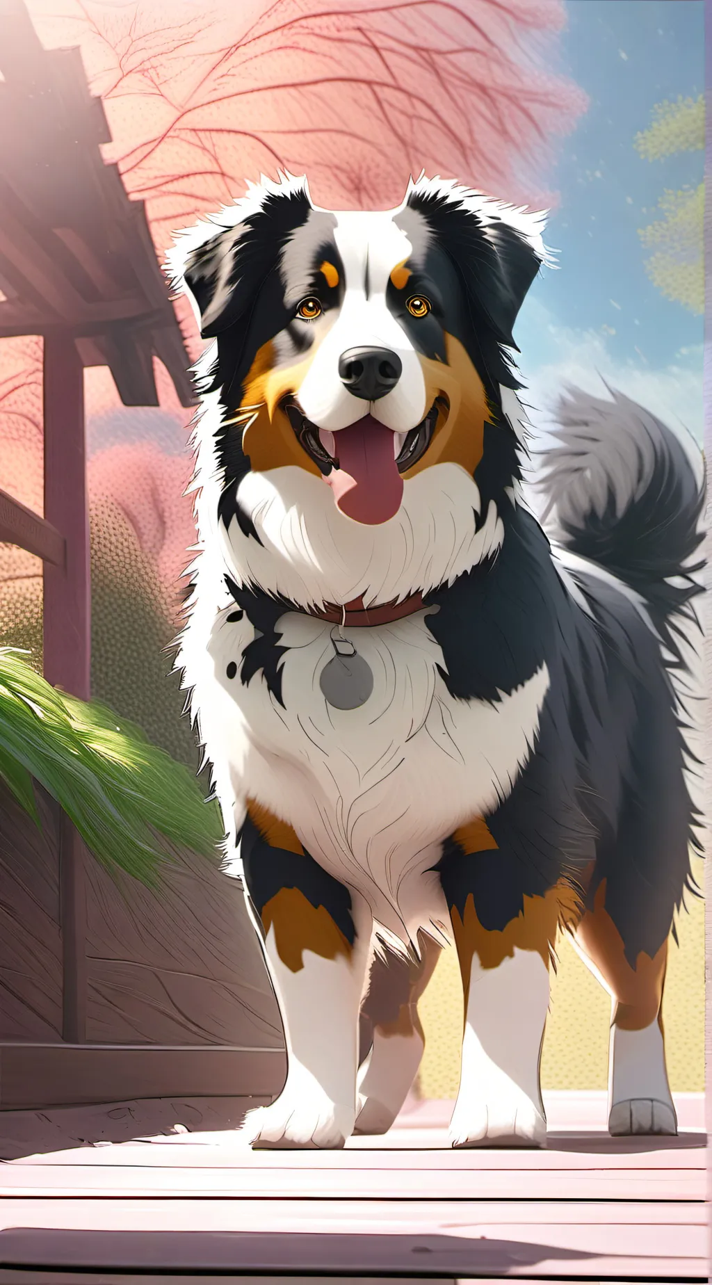 ai character: Australian Shepher background