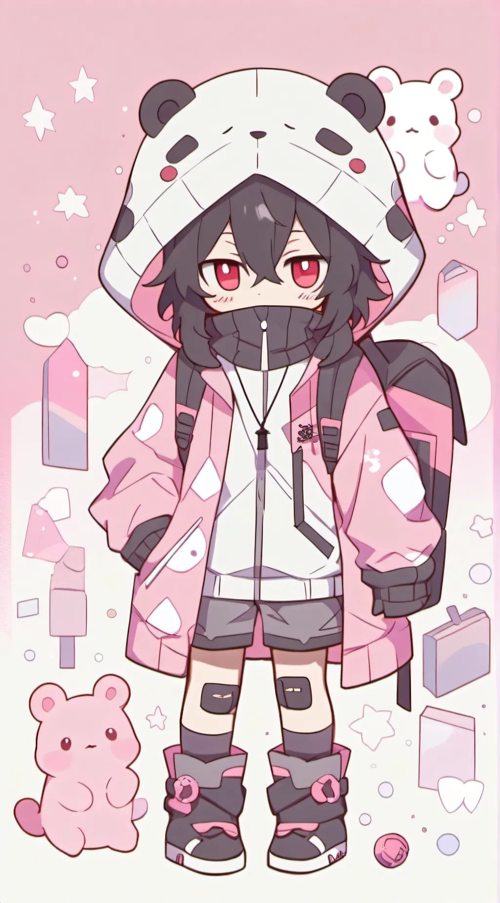 ai character: Chibi aizawa background