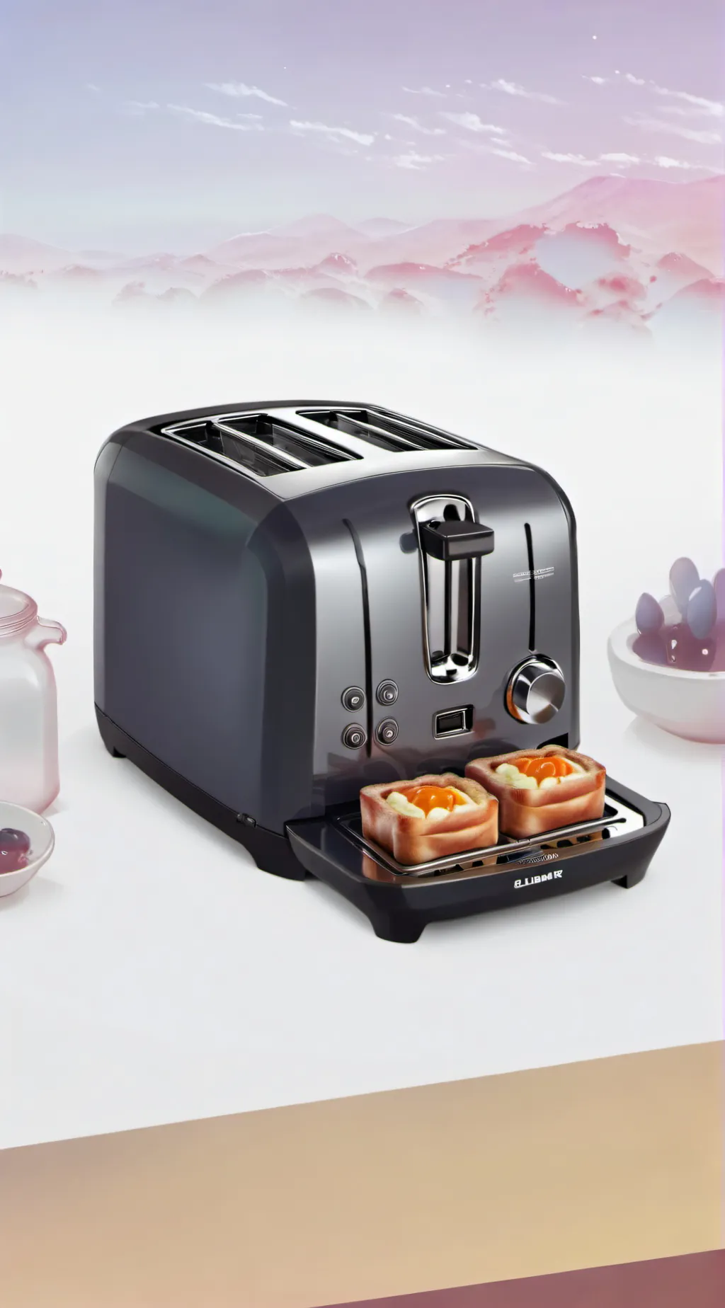 ai character: Toaster meme miku background