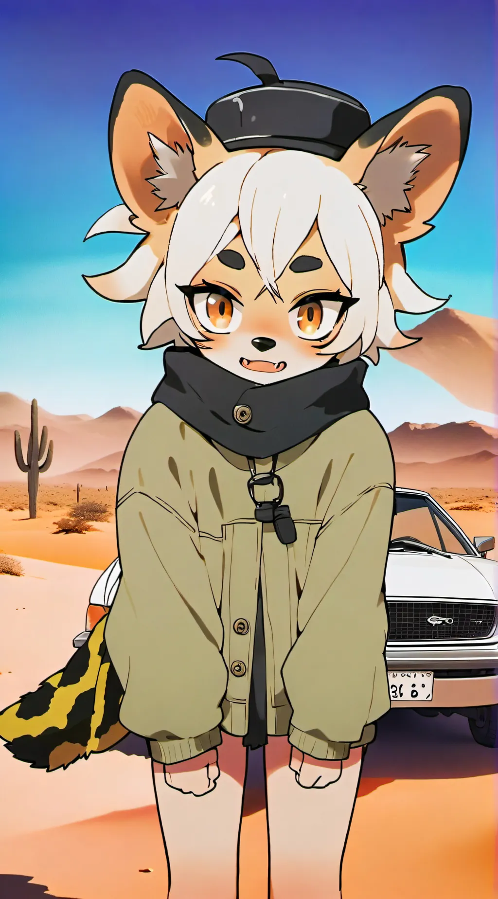 ai character: Ellen  background