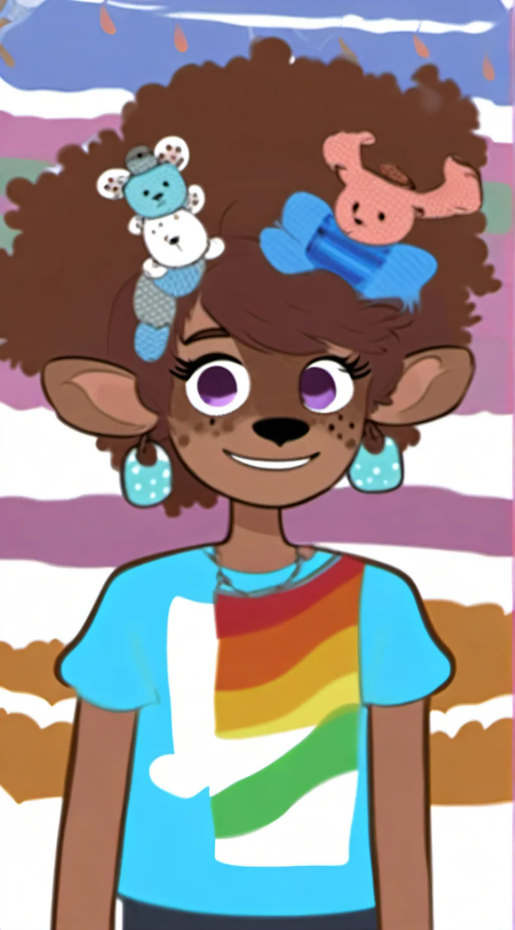 ai character: Luna background