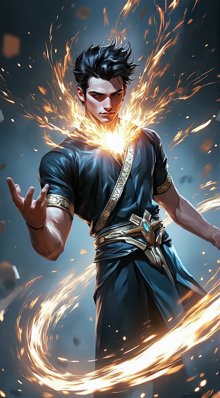 ai character: 🔥Kai🔥 background