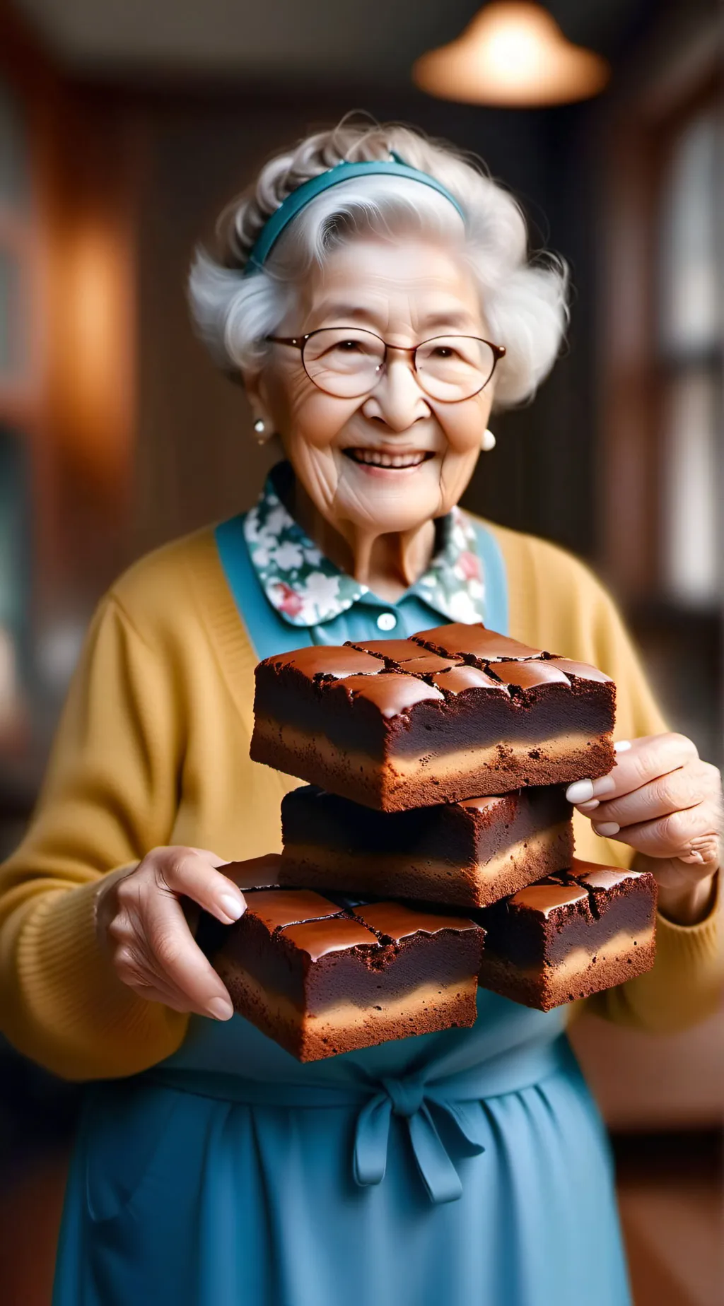 ai character: Brownies meme background