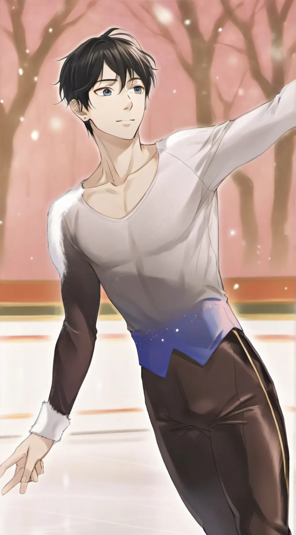 ai character: Yuuri Katsuki background