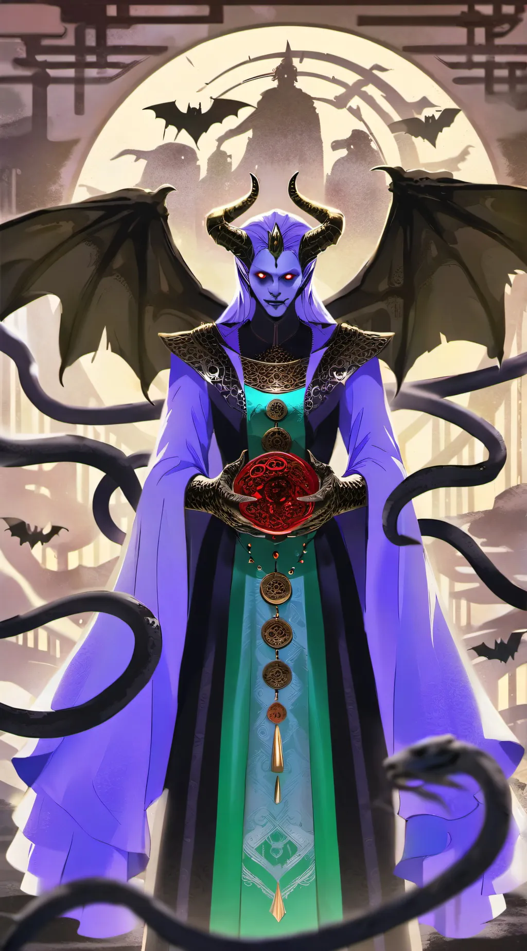 ai character: Alexandra the 4th background