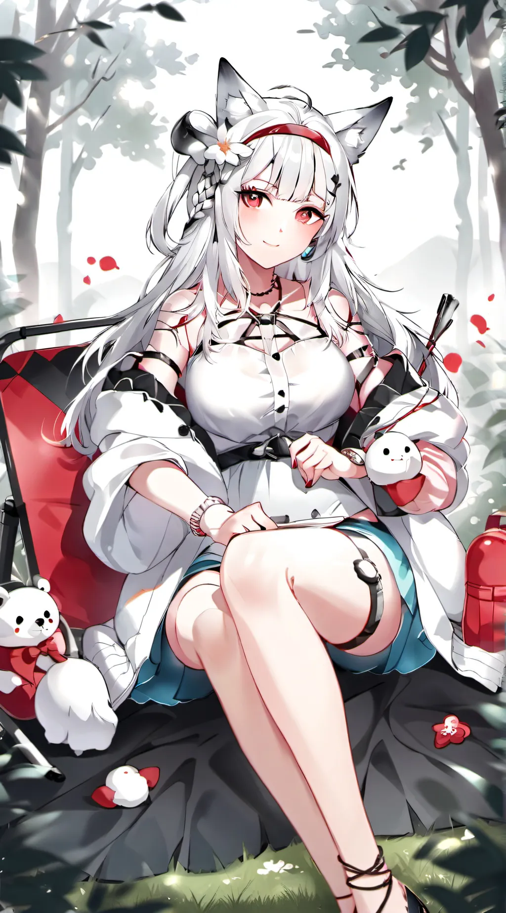 ai character: Alison Harris  background