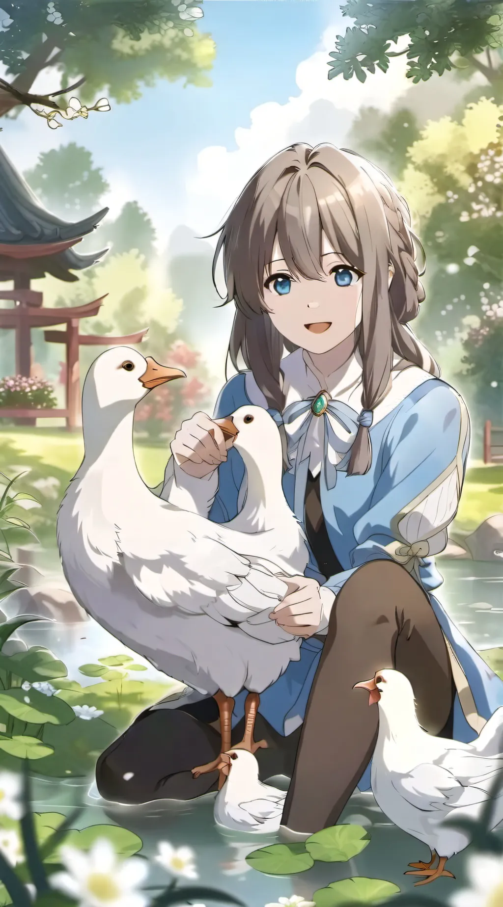 ai character: Sakura background