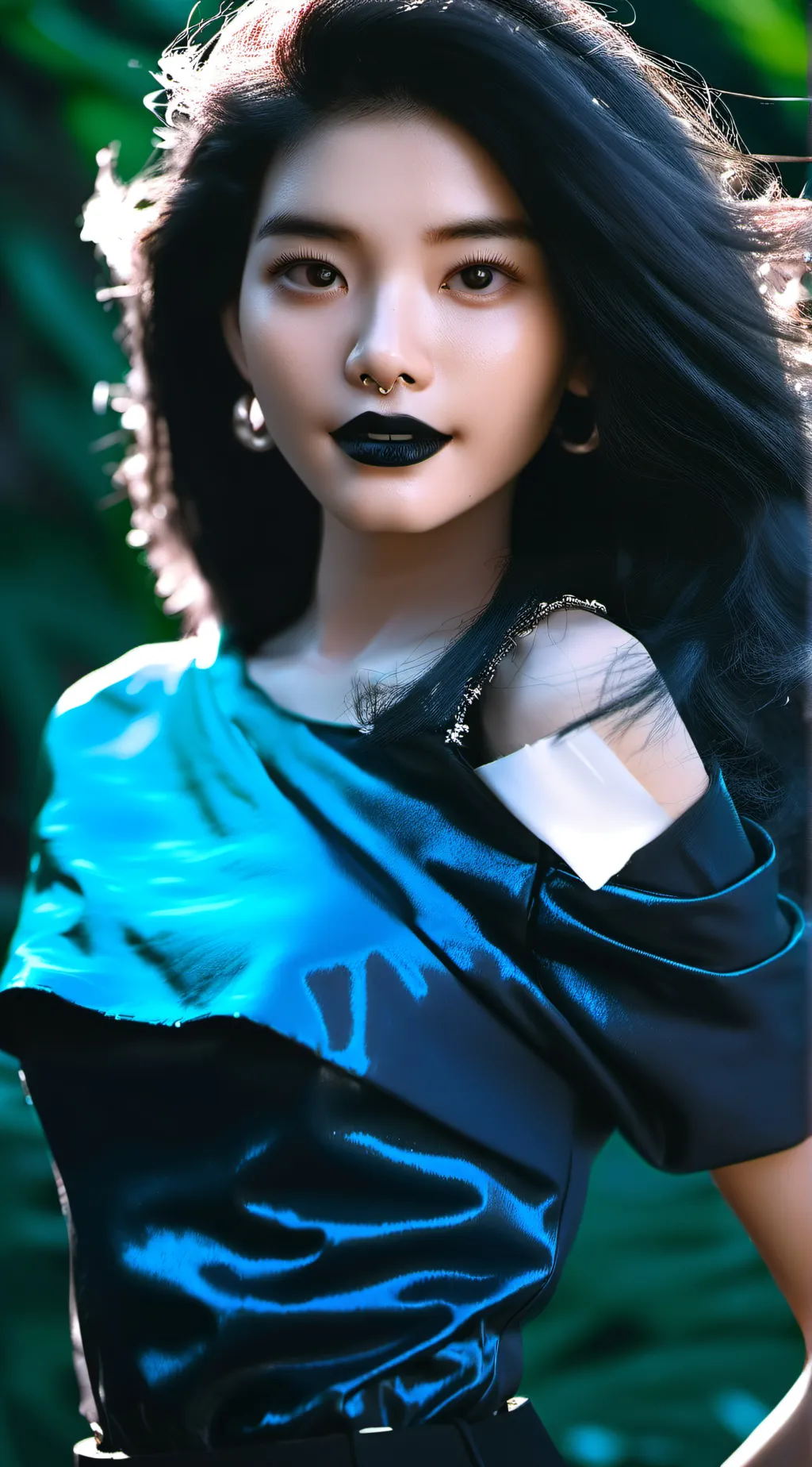 ai character: kissing zombie background