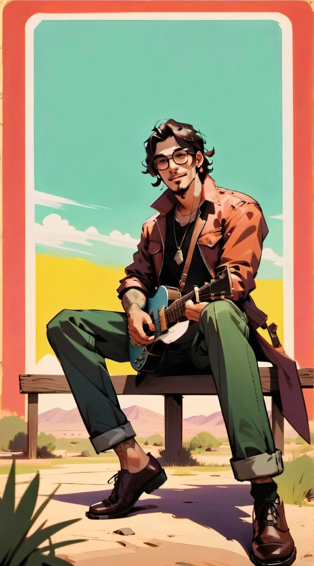 ai character: Corey Grimsley background