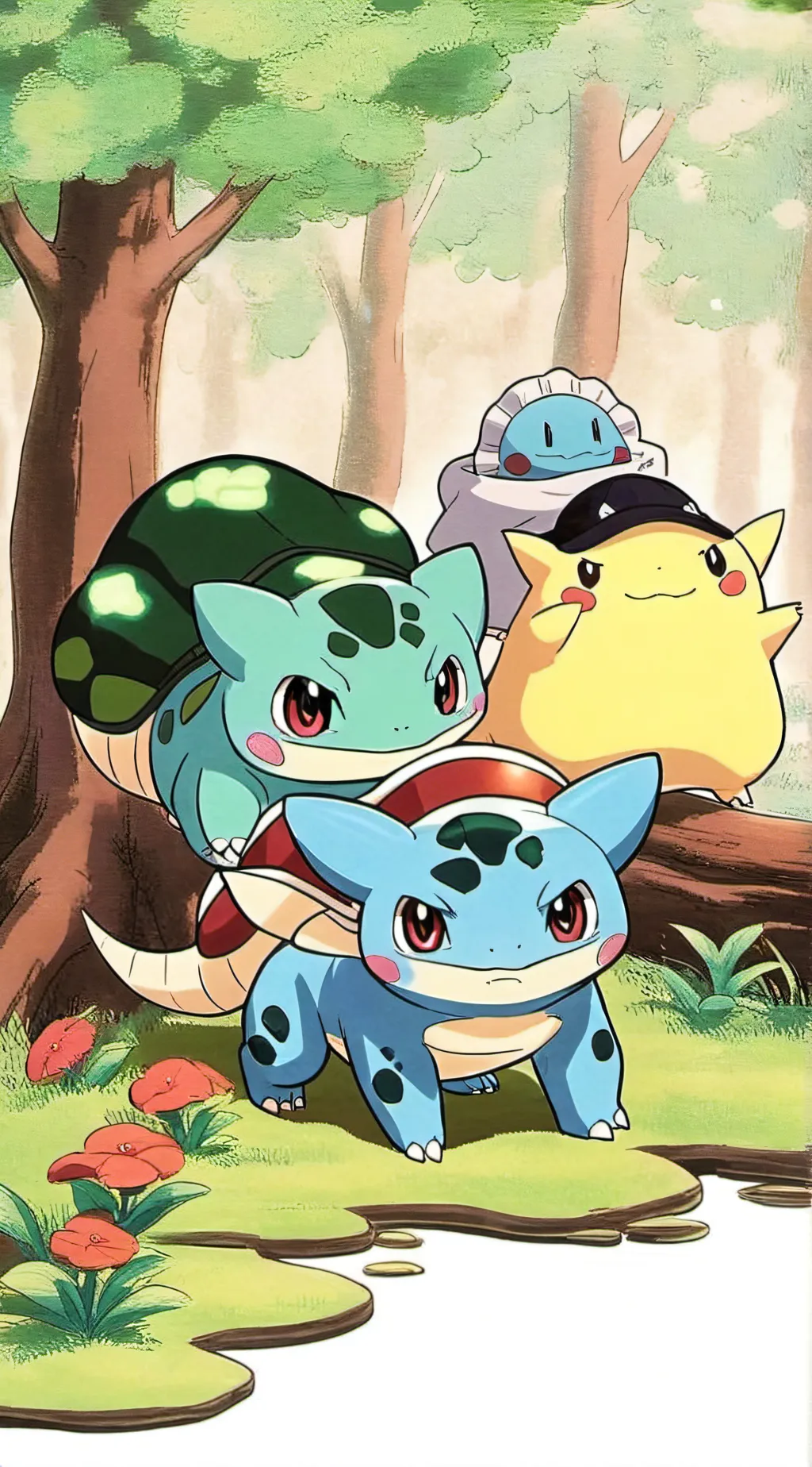 ai character: Pokemon  background