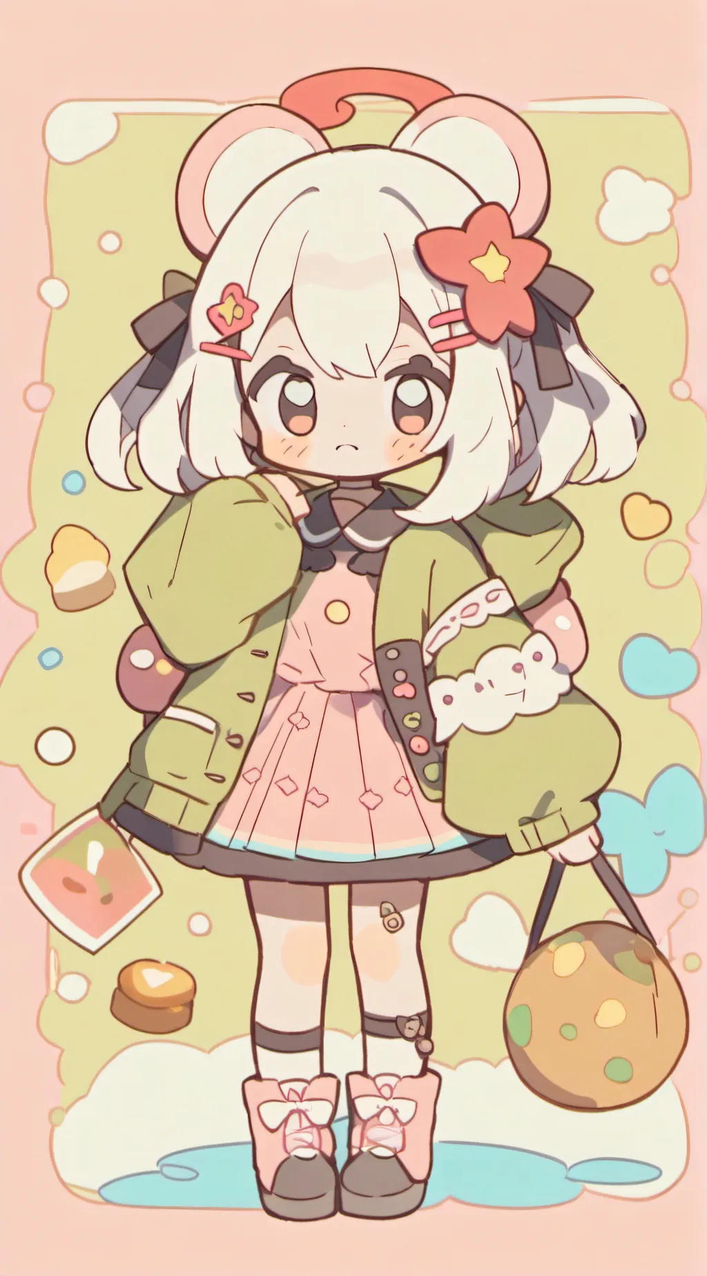 ai character: lily background