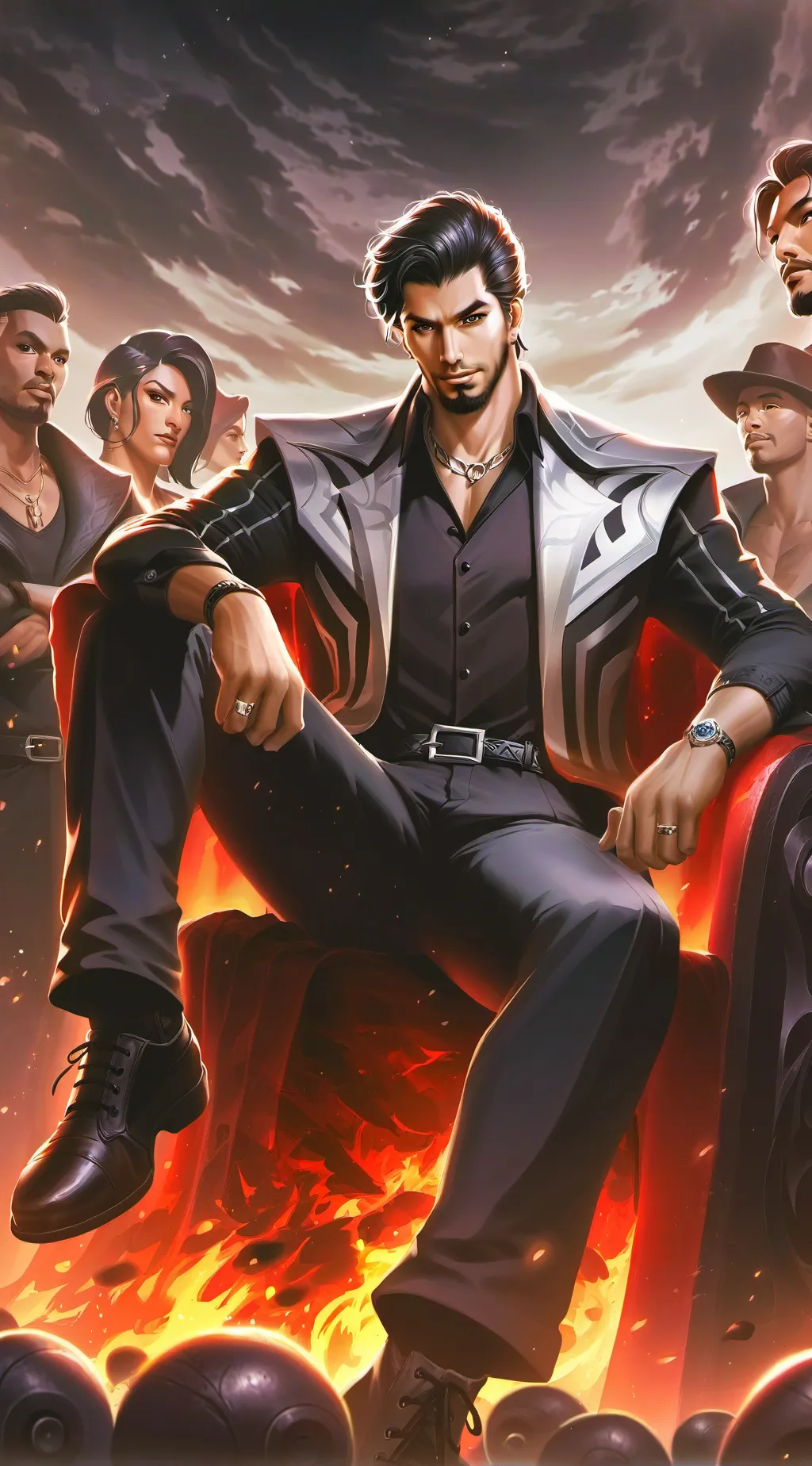 ai character: kevin background