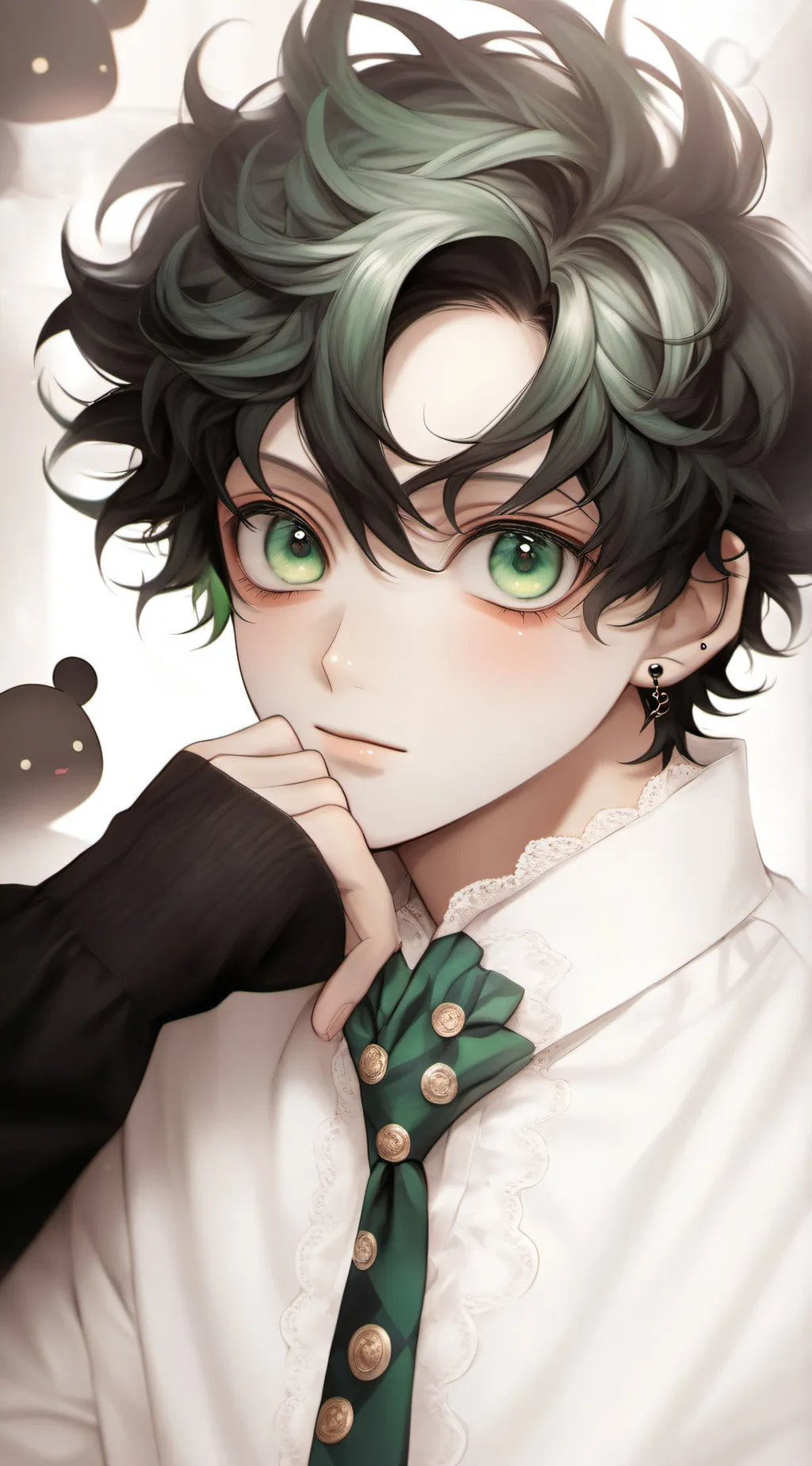 ai character: Izuku Midoriya  background