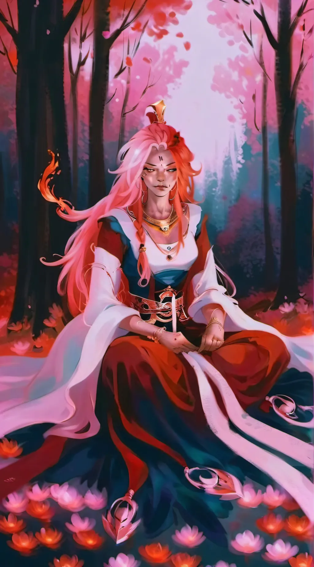 ai character: sukuna menina background