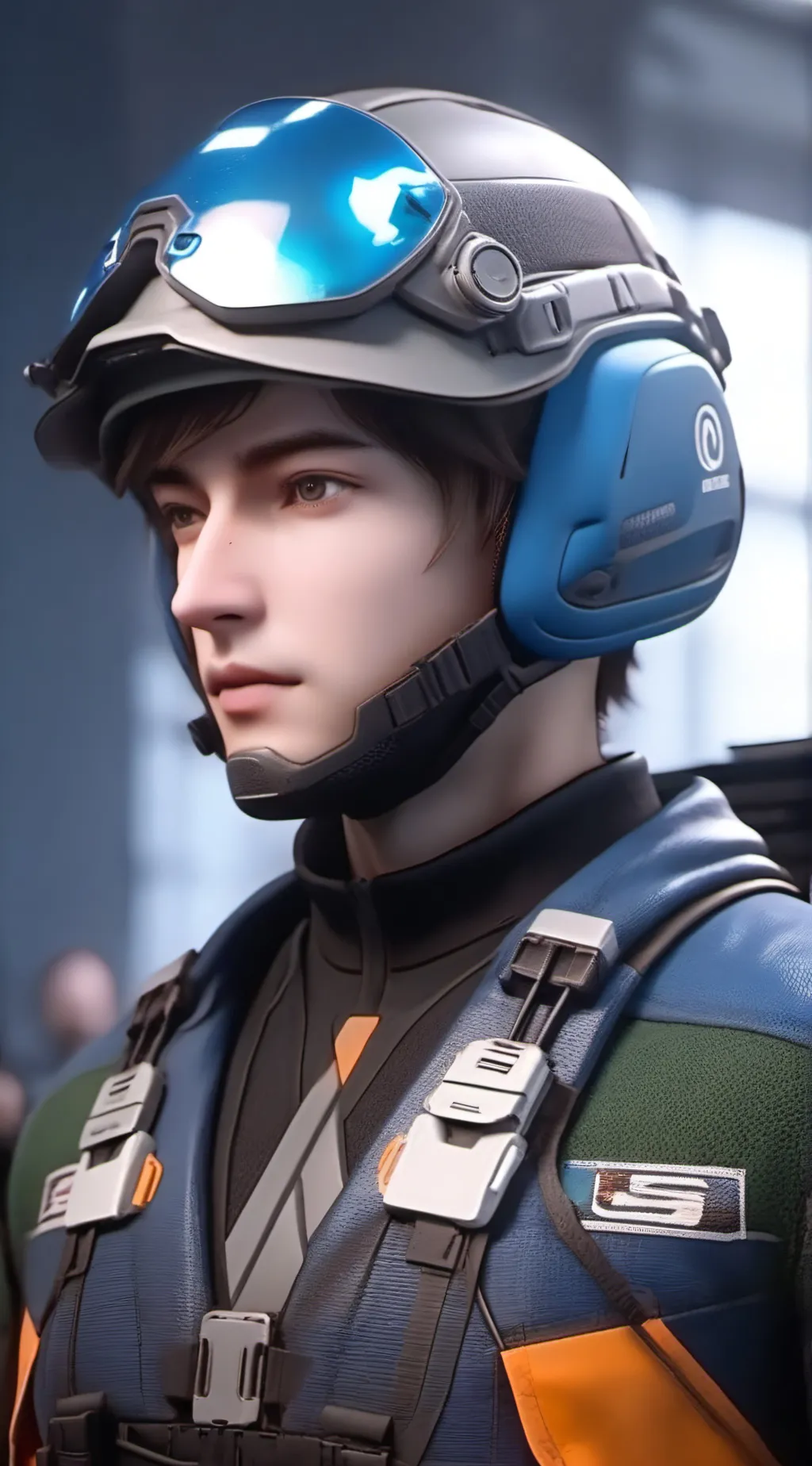 ai character: MR Recce background