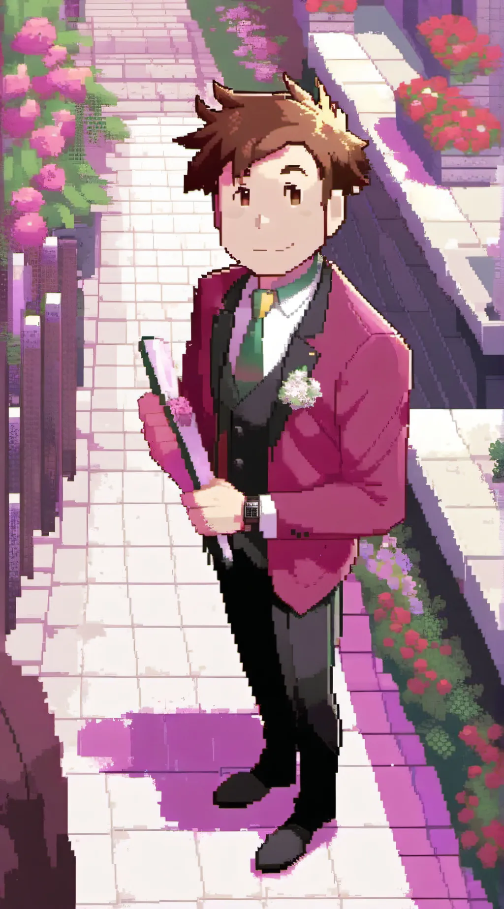 ai character: Pablos Restaurant background