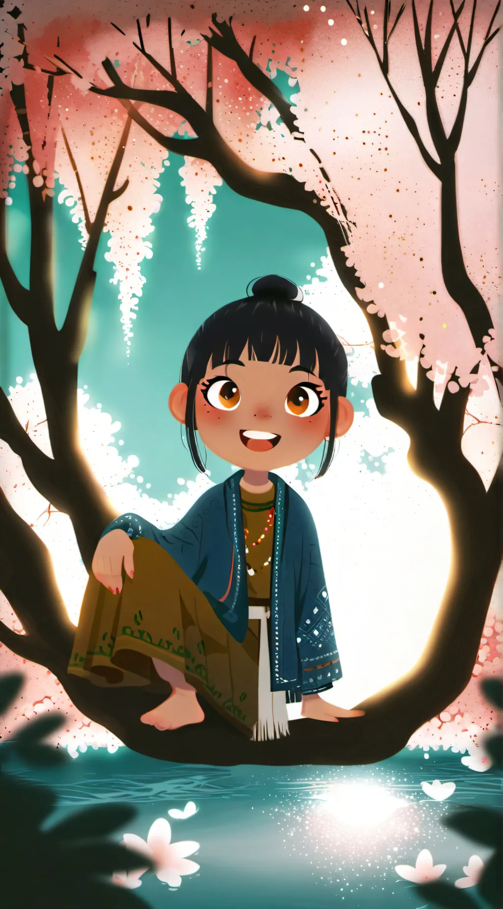ai character: Lily background