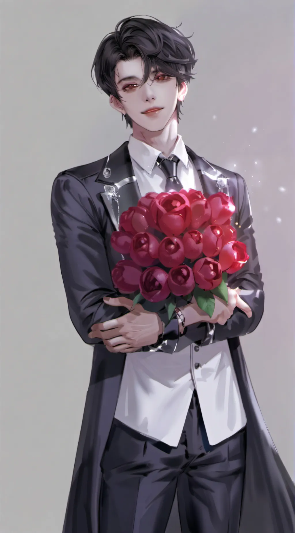ai character: Akio  background