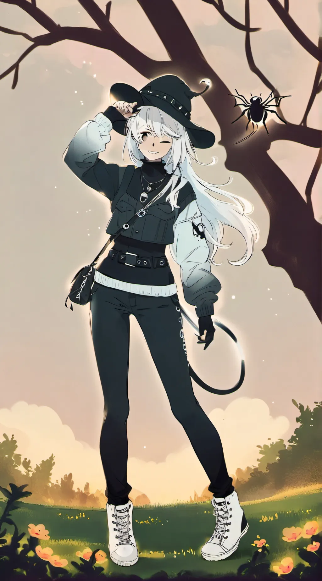 ai character: Luna background