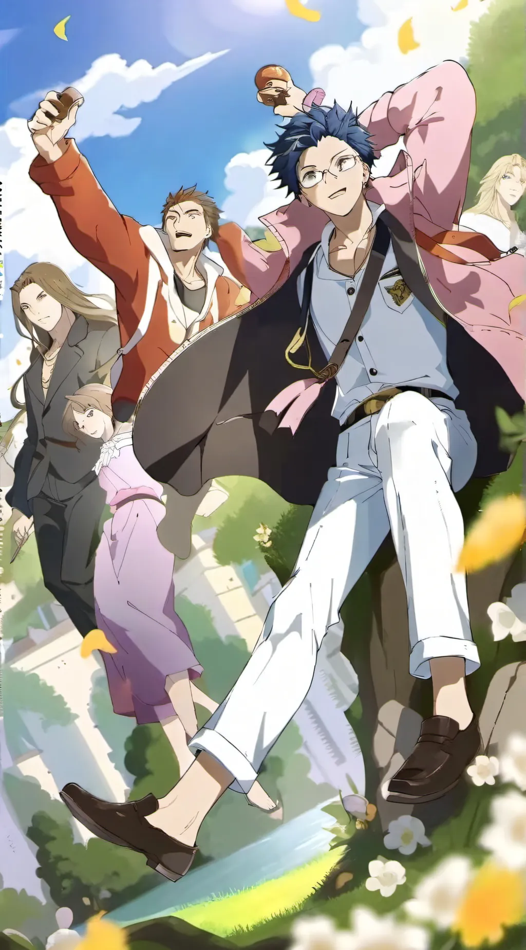 ai character: mha sleepover  background