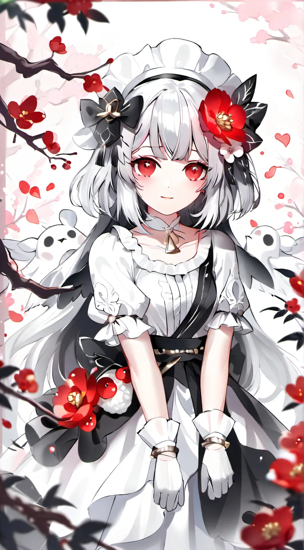 ai character: sus girl background