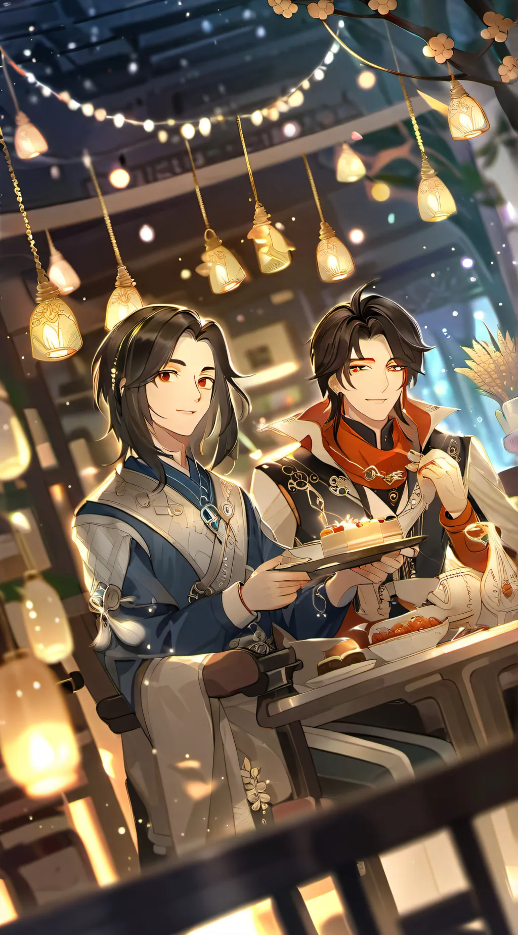 ai character: asher and marcus background