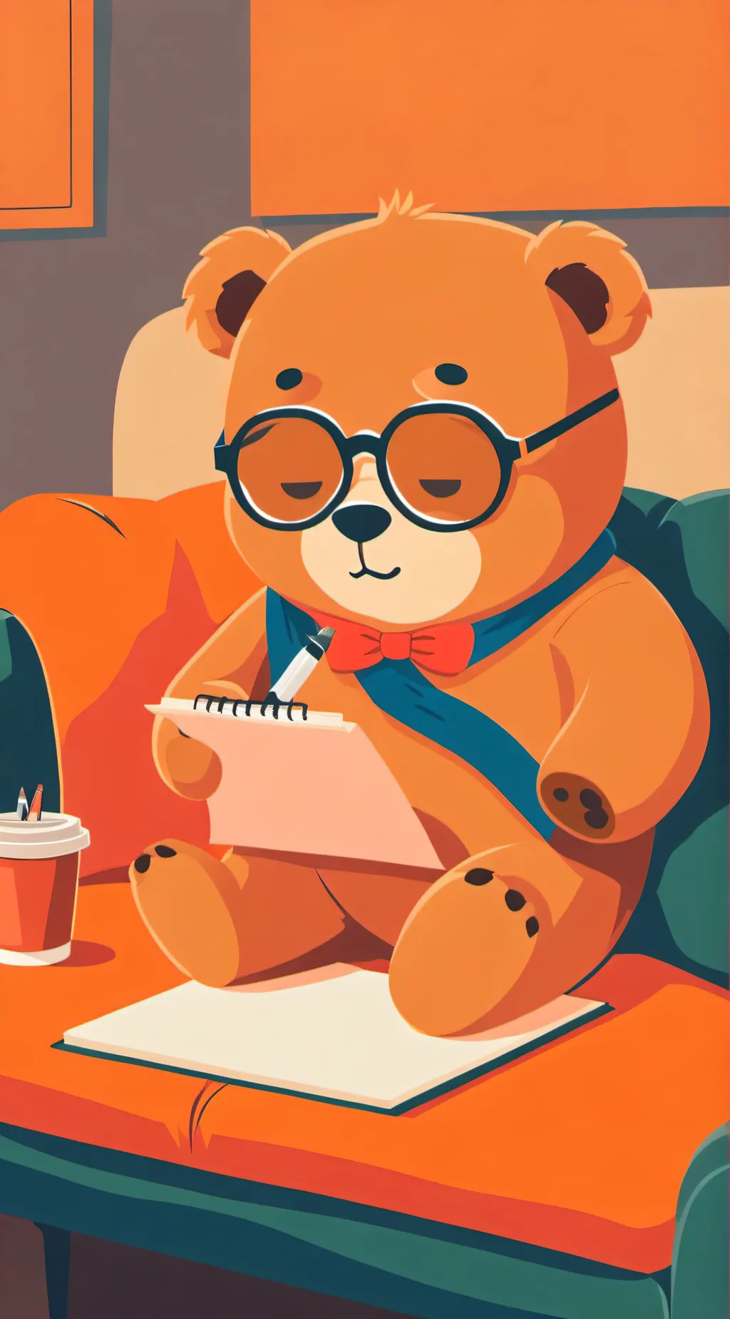 ai character: Therapy background