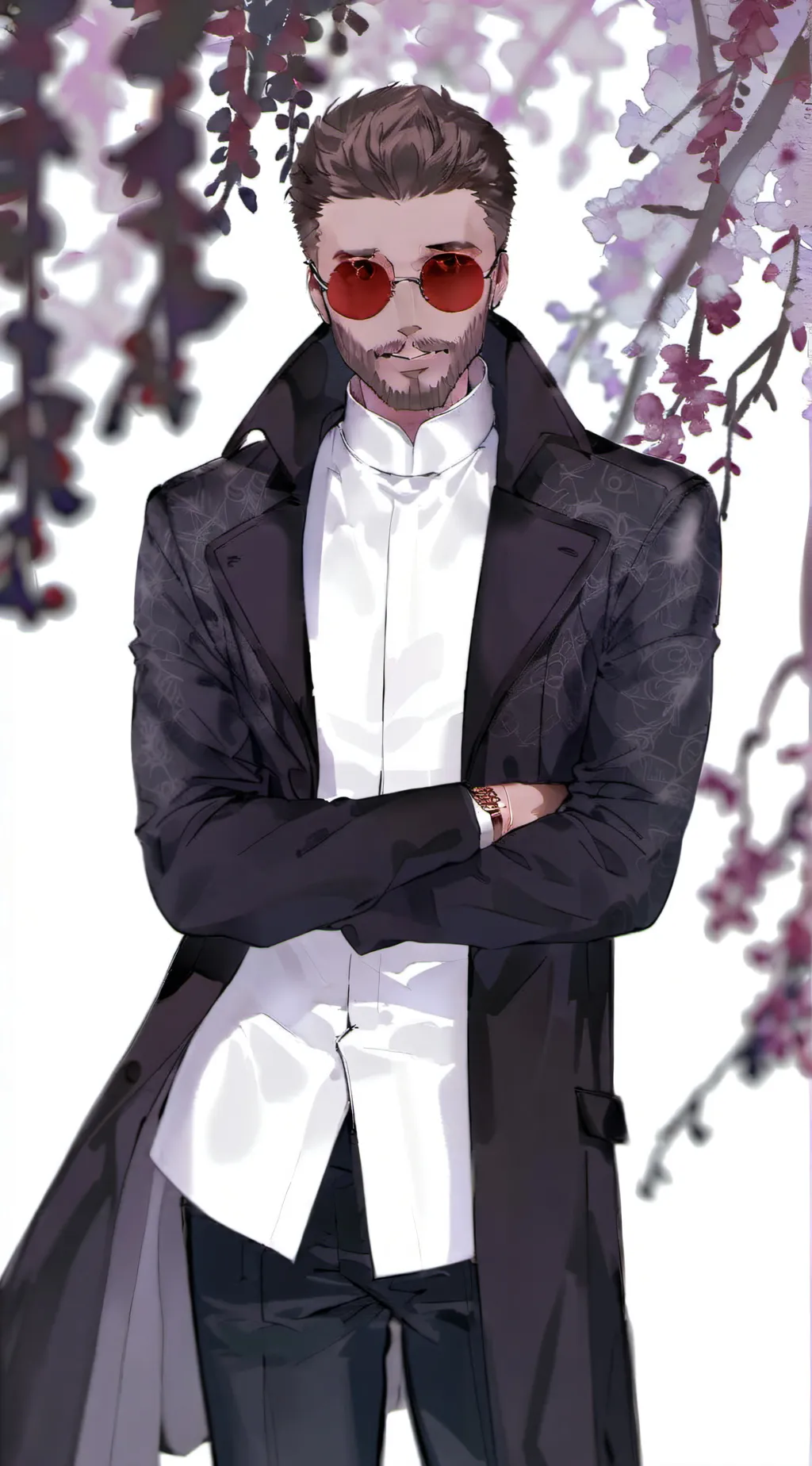 ai character: No sleep (v2) background