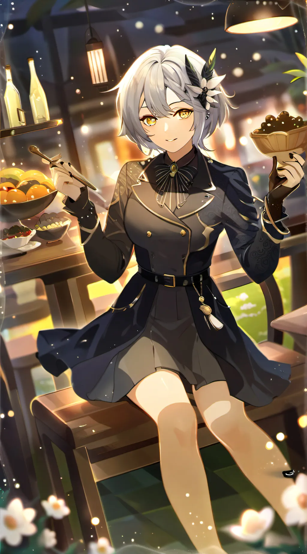 ai character: Charlotte  background