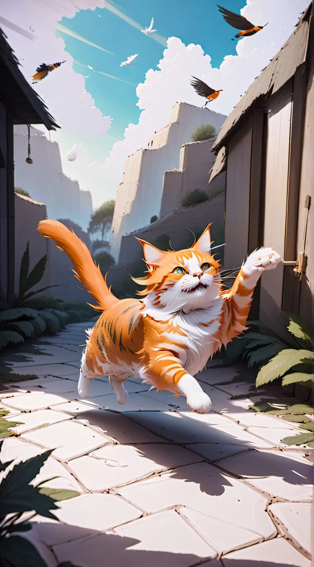 ai character: Luna background