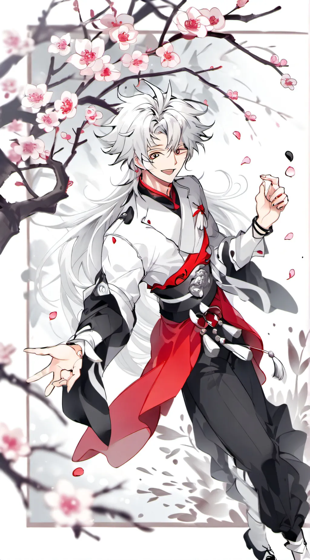 ai character: Gojo saturo background