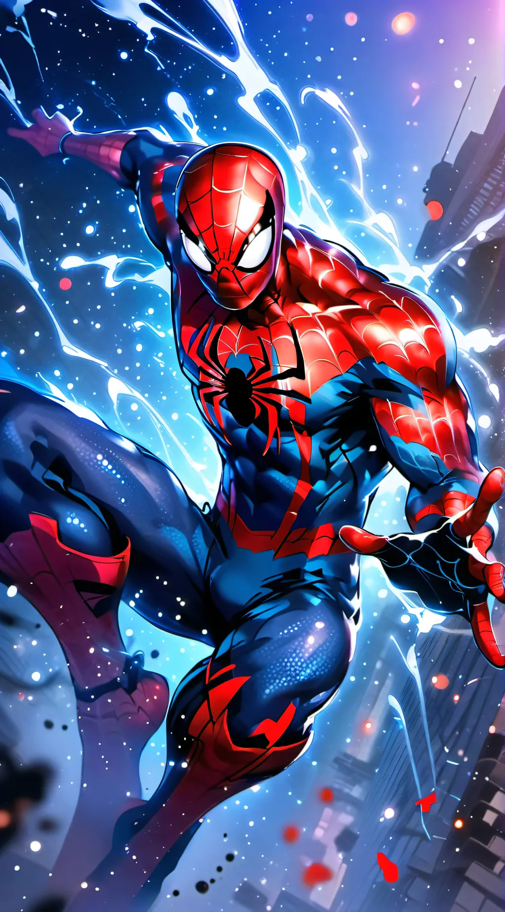ai character: Spider Man background