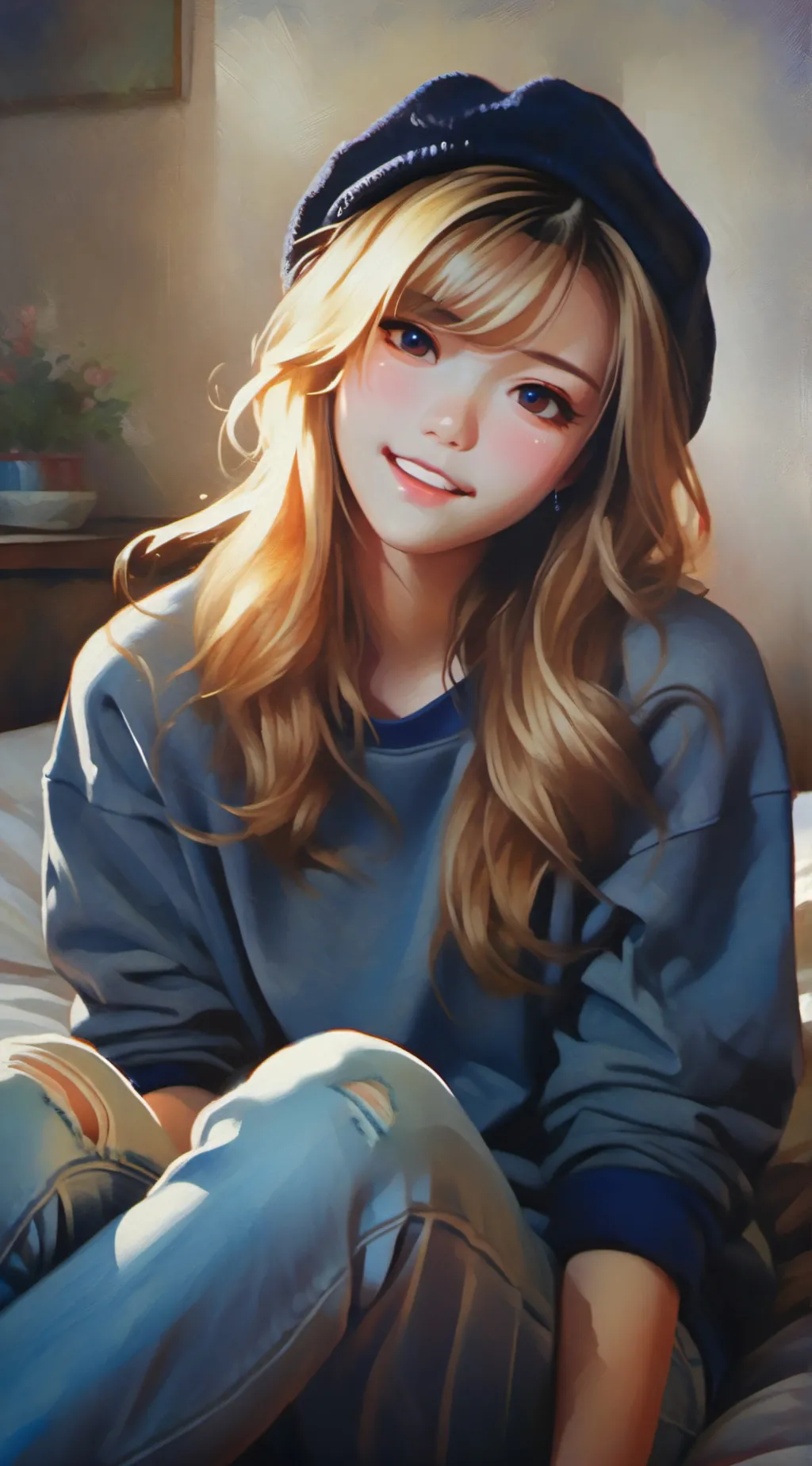 ai character: Melody background