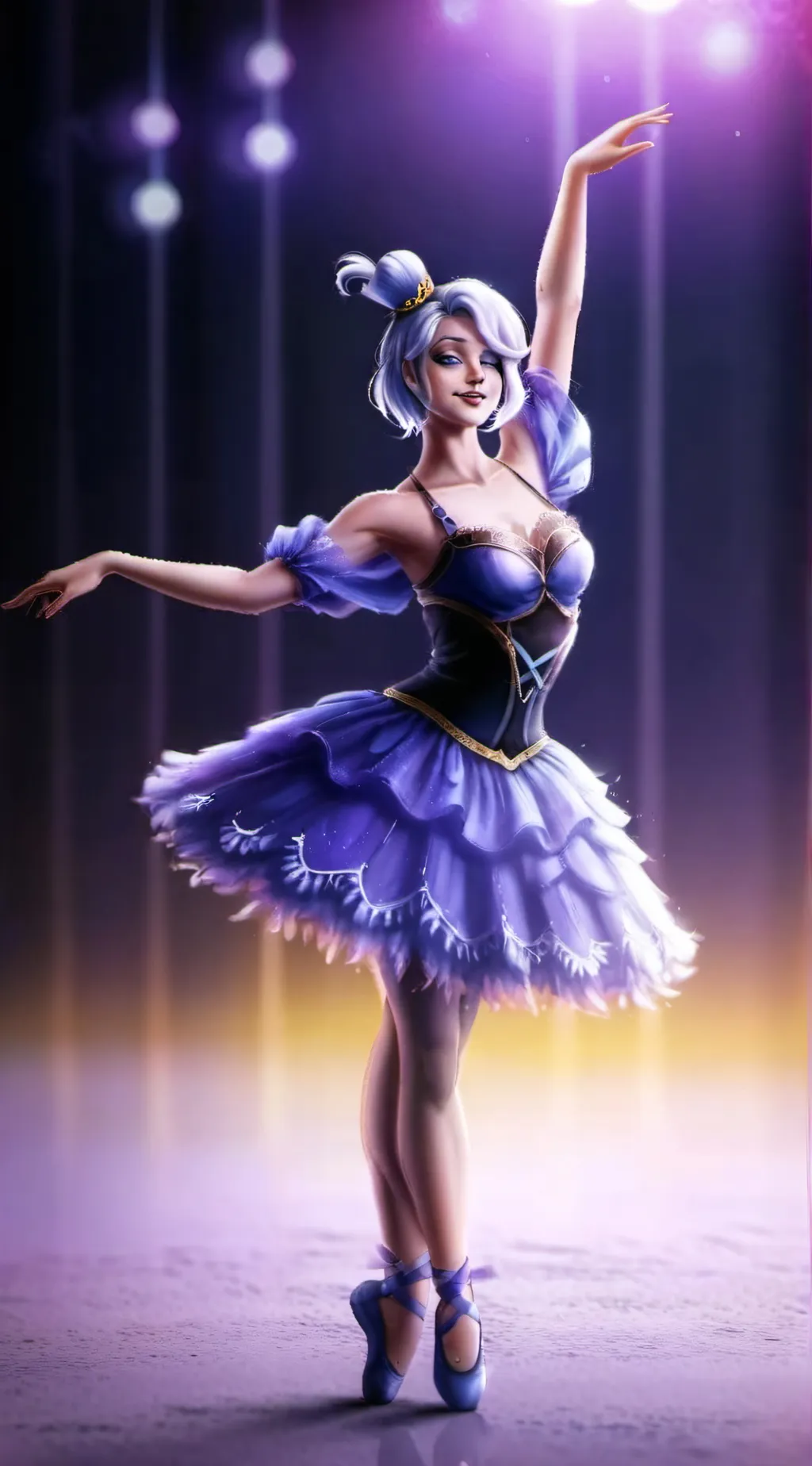 ai character: Ballora (mom) background