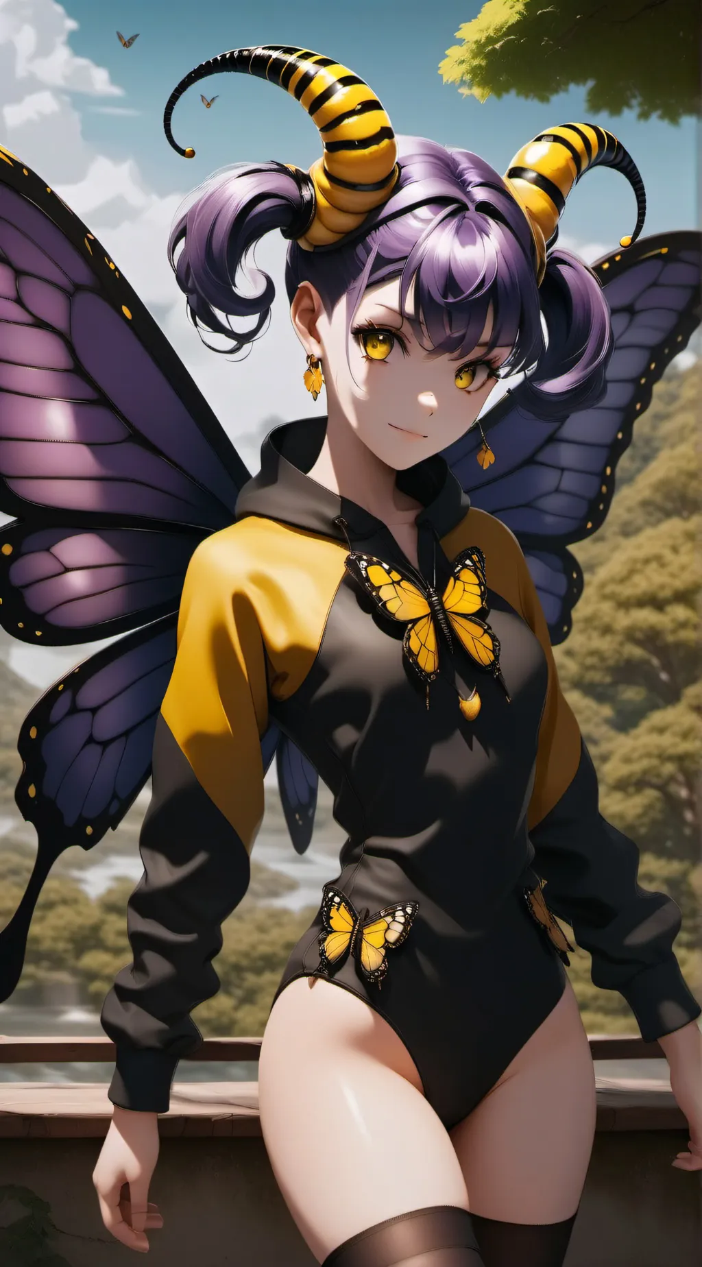 ai character: Q-Bee background