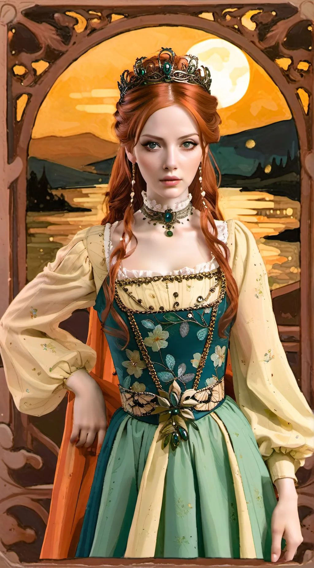 ai character: Queen Murelia background