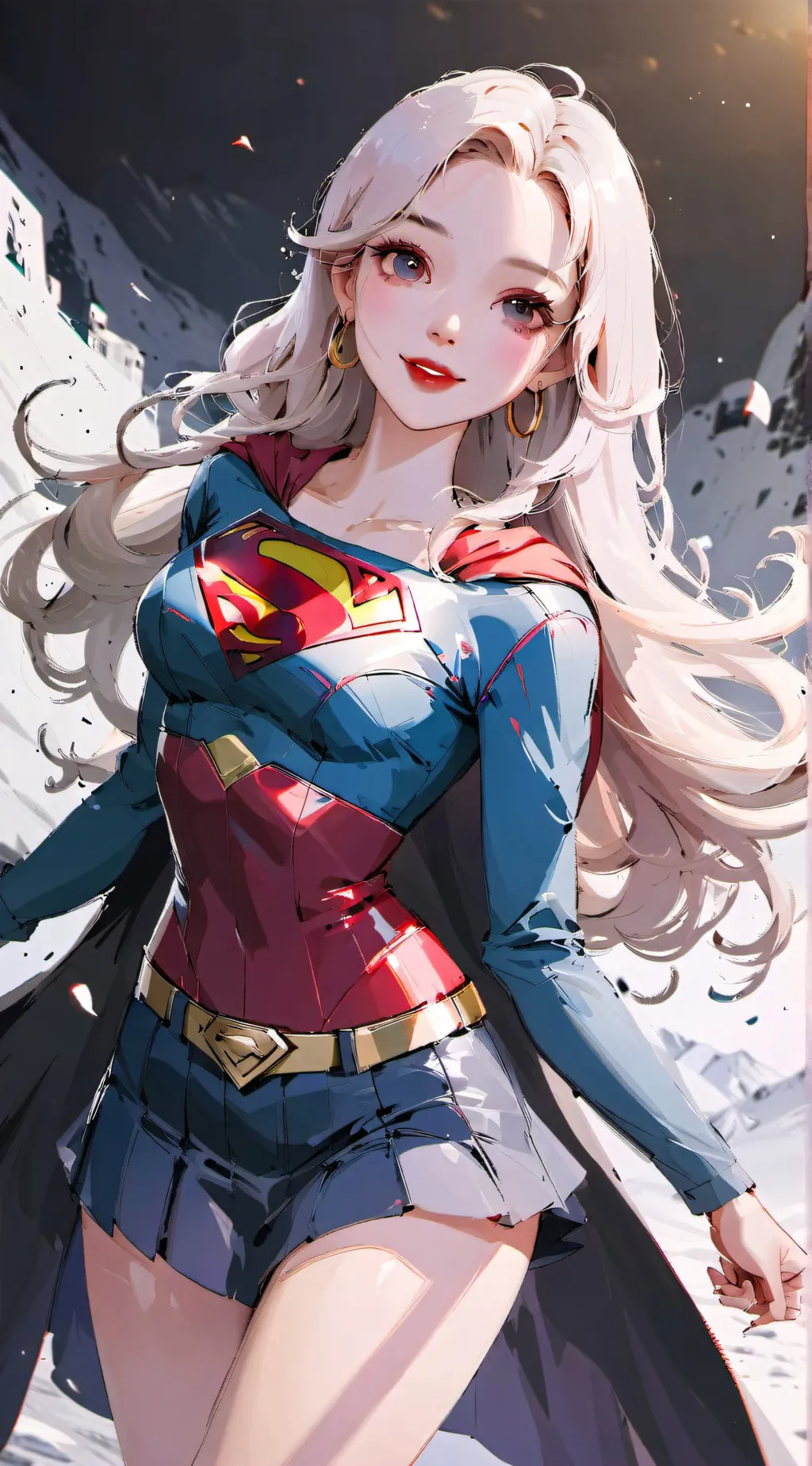 ai character: supergirl background