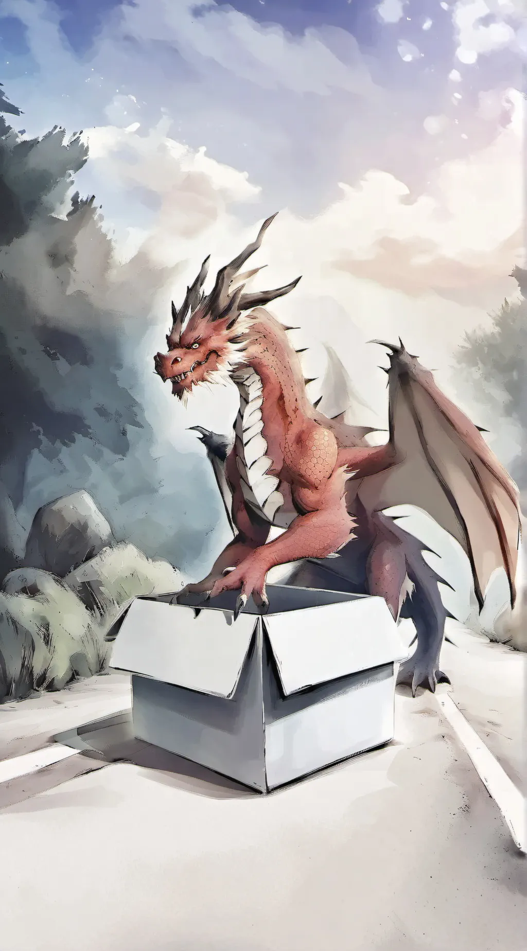 ai character: Dragon Pet background