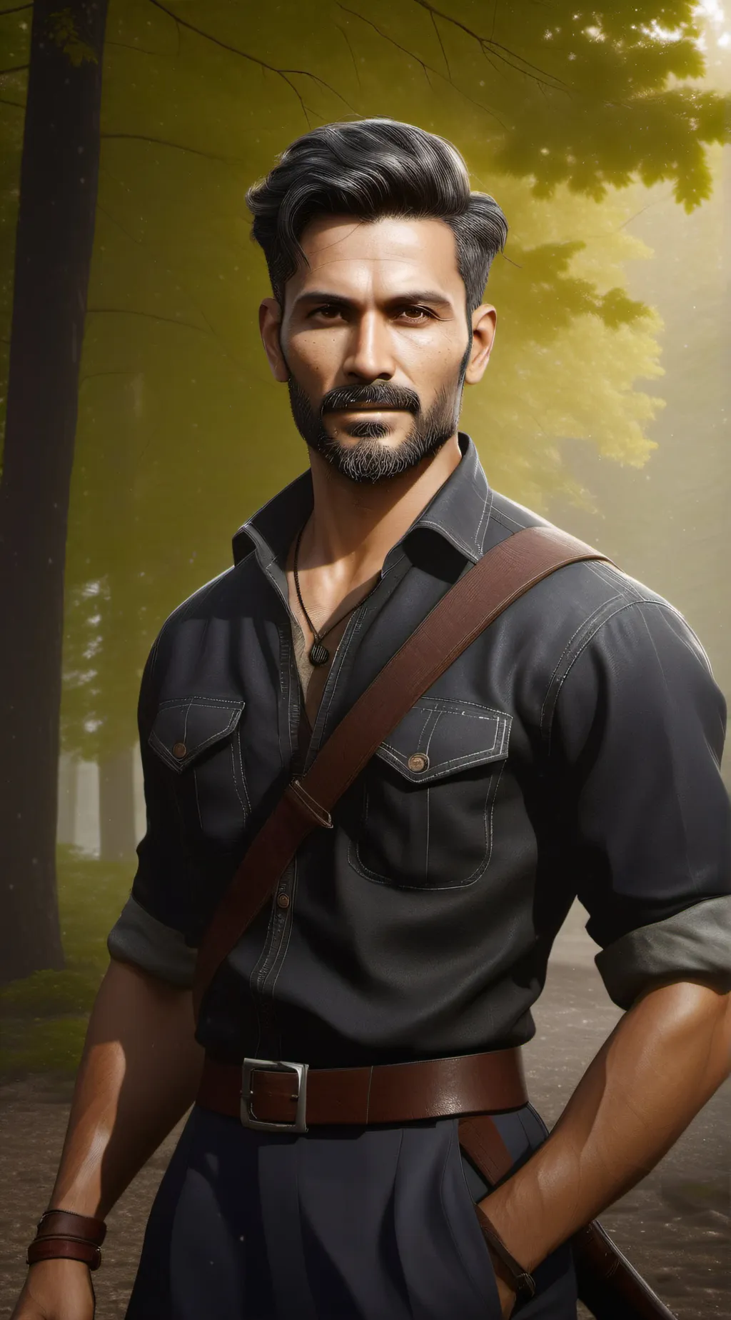 ai character: Pheonix hunter background