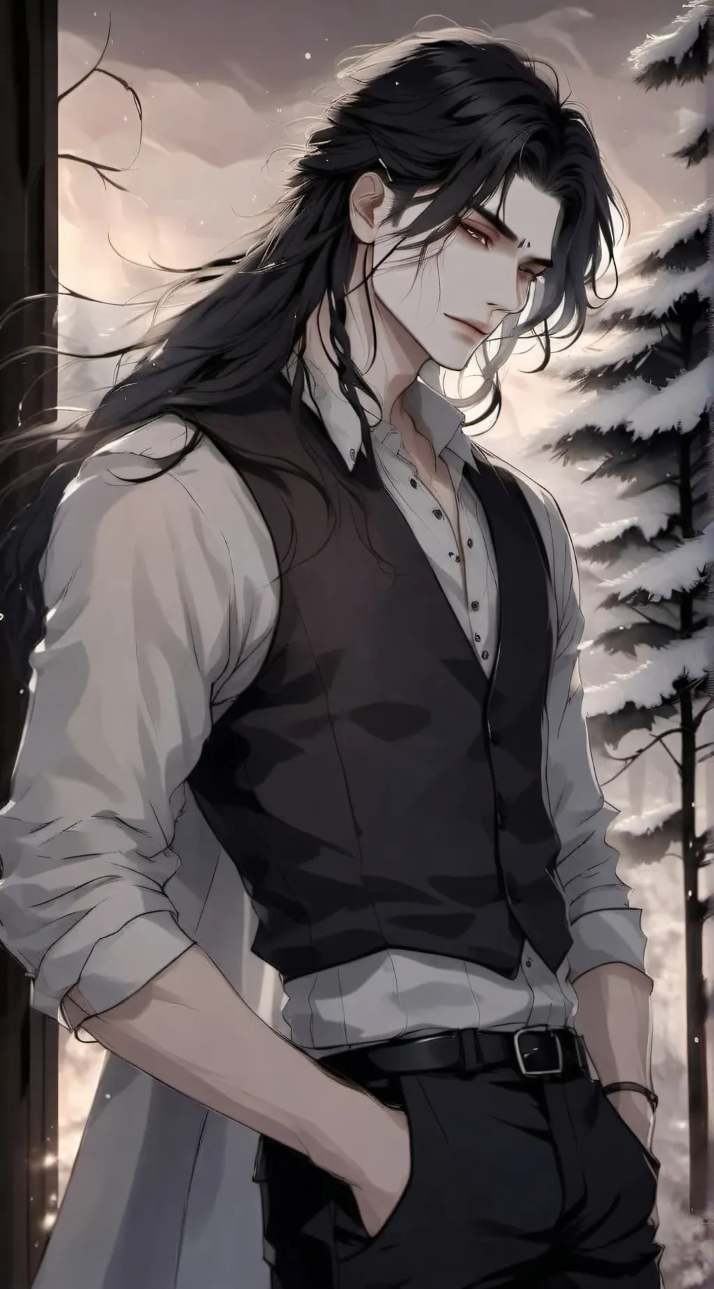 ai character: Damion  background