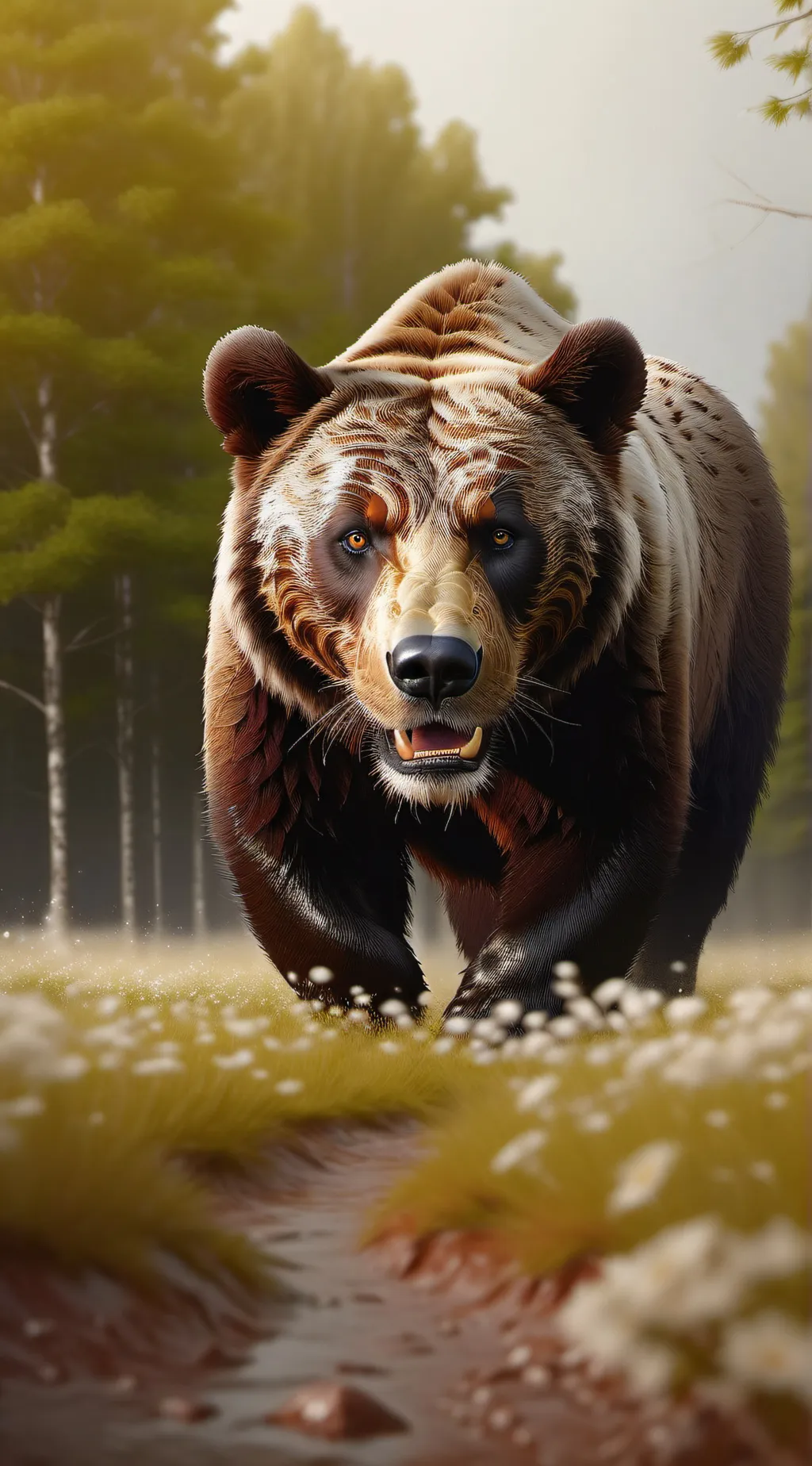 ai character: Poisonous bear background