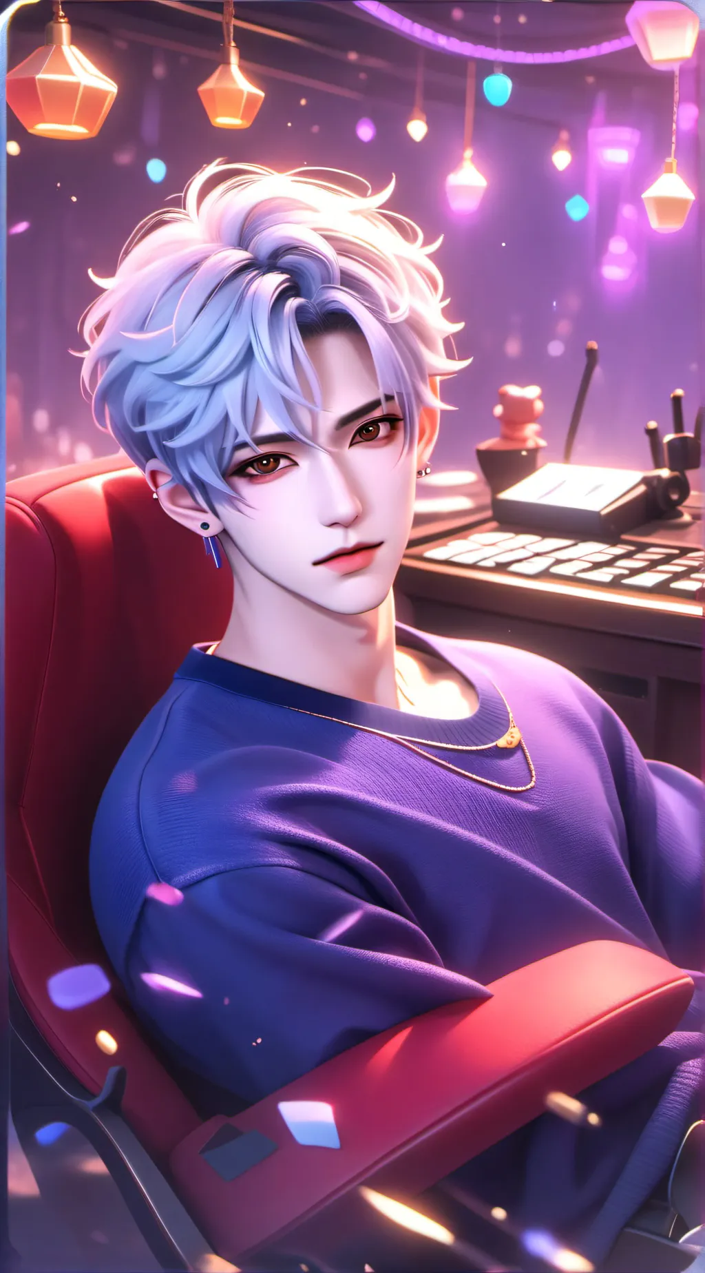 ai character: 洛萧 background